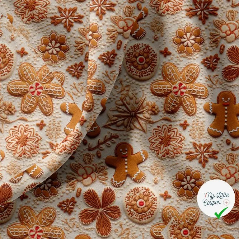 COTONNADE PAINDEPICES BEIGE / CAMEL 1E NUM Y1 150 - My Little Coupon