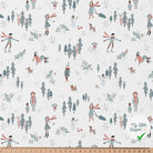 COTONNADE SNOWTIME BLANC / BLEU 1E NUM D1 150 - My Little Coupon