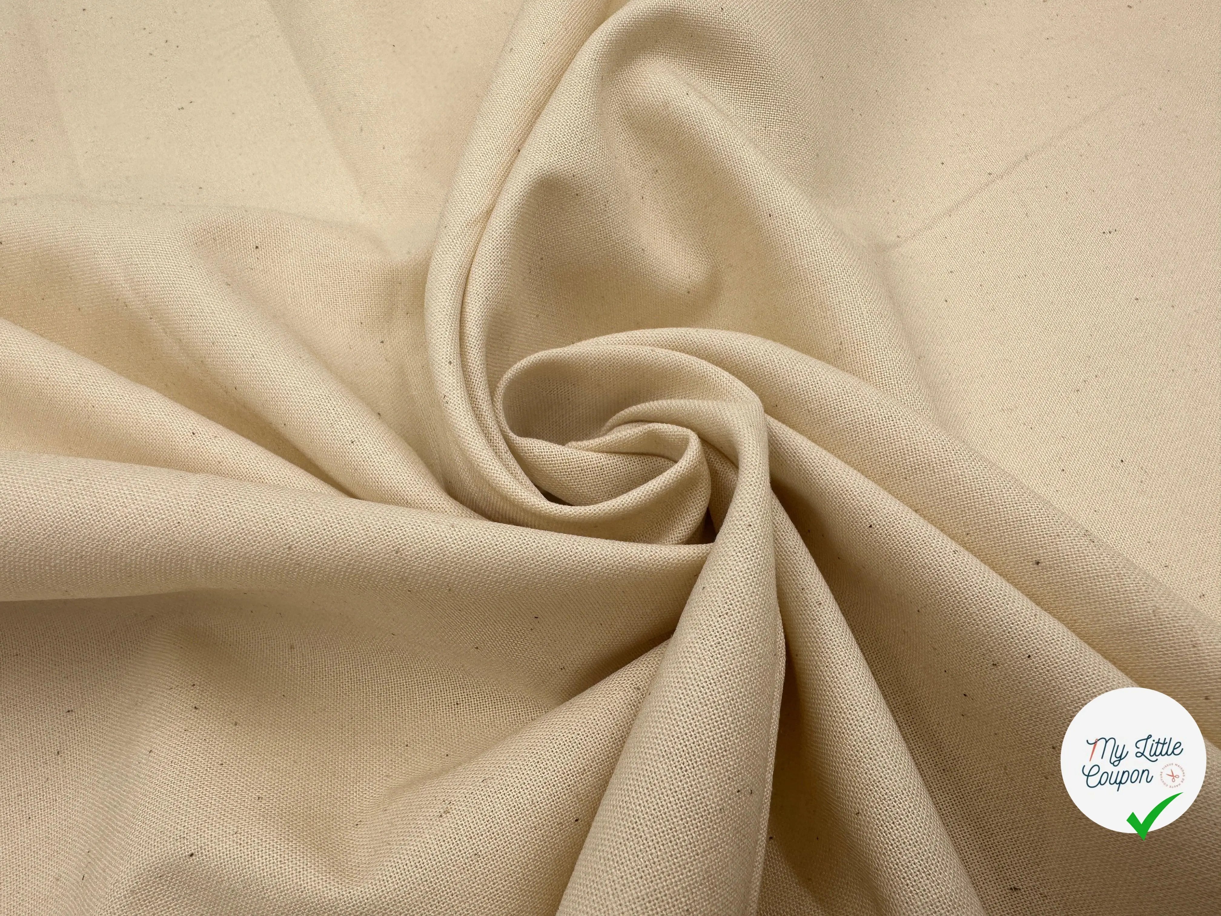 COTONNADE UNIE ÉCRUE - My Little Coupon - tissu - coudre