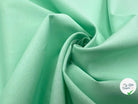 COTONNADE UNIE MENTHE - My Little Coupon - tissu - coudre