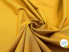 COTONNADE UNIE MOUTARDE - My Little Coupon - tissu - coudre