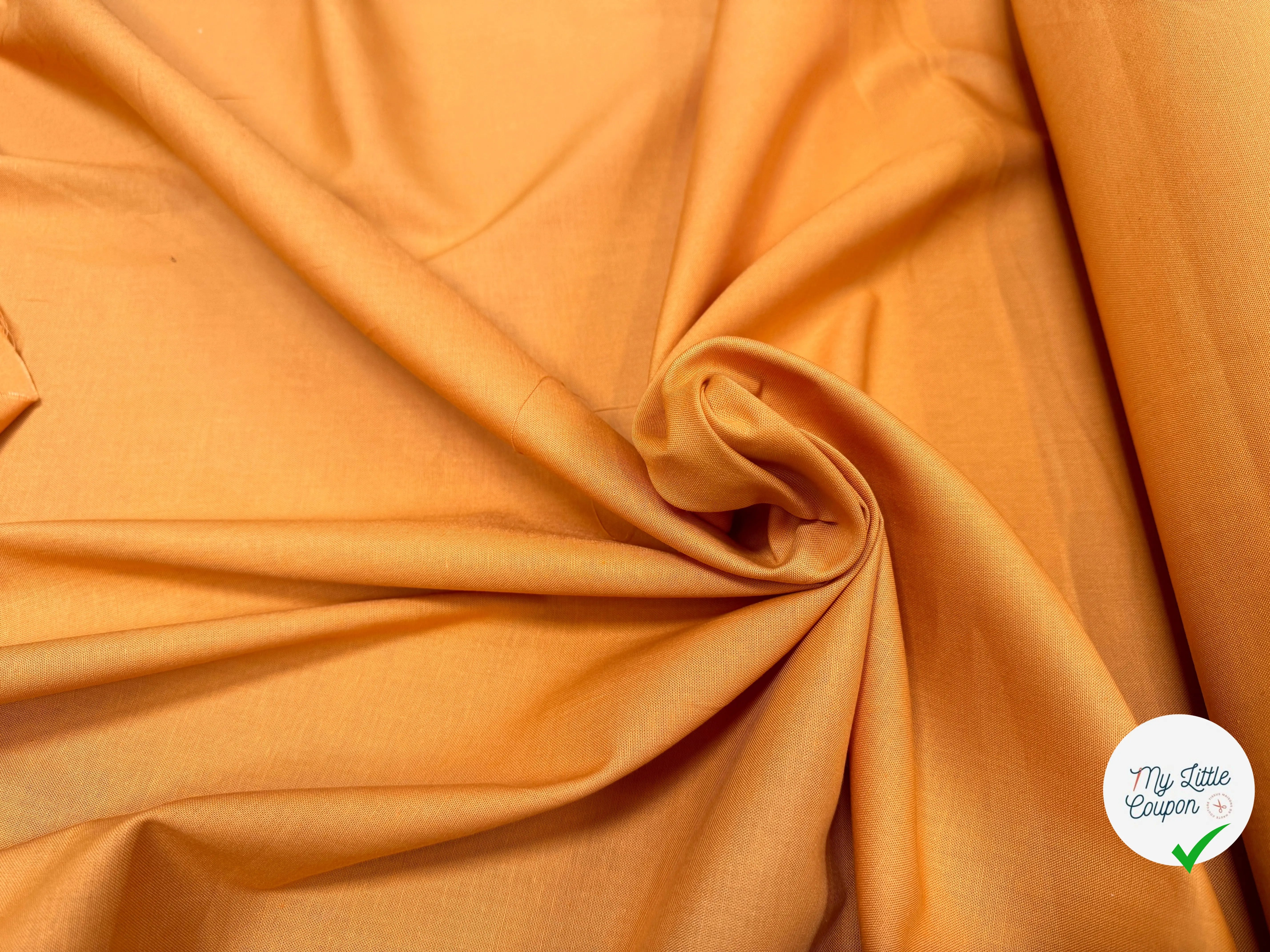 COTONNADE UNIE SAFRAN - My Little Coupon