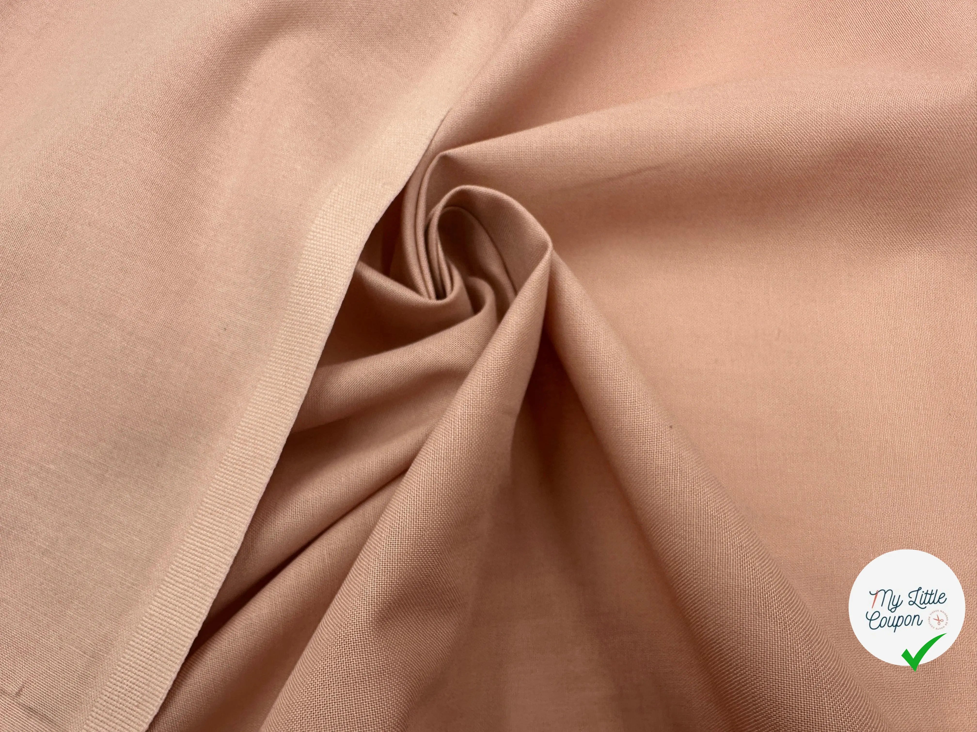 COTONNADE UNIE SKIN - My Little Coupon - tissu - coudre