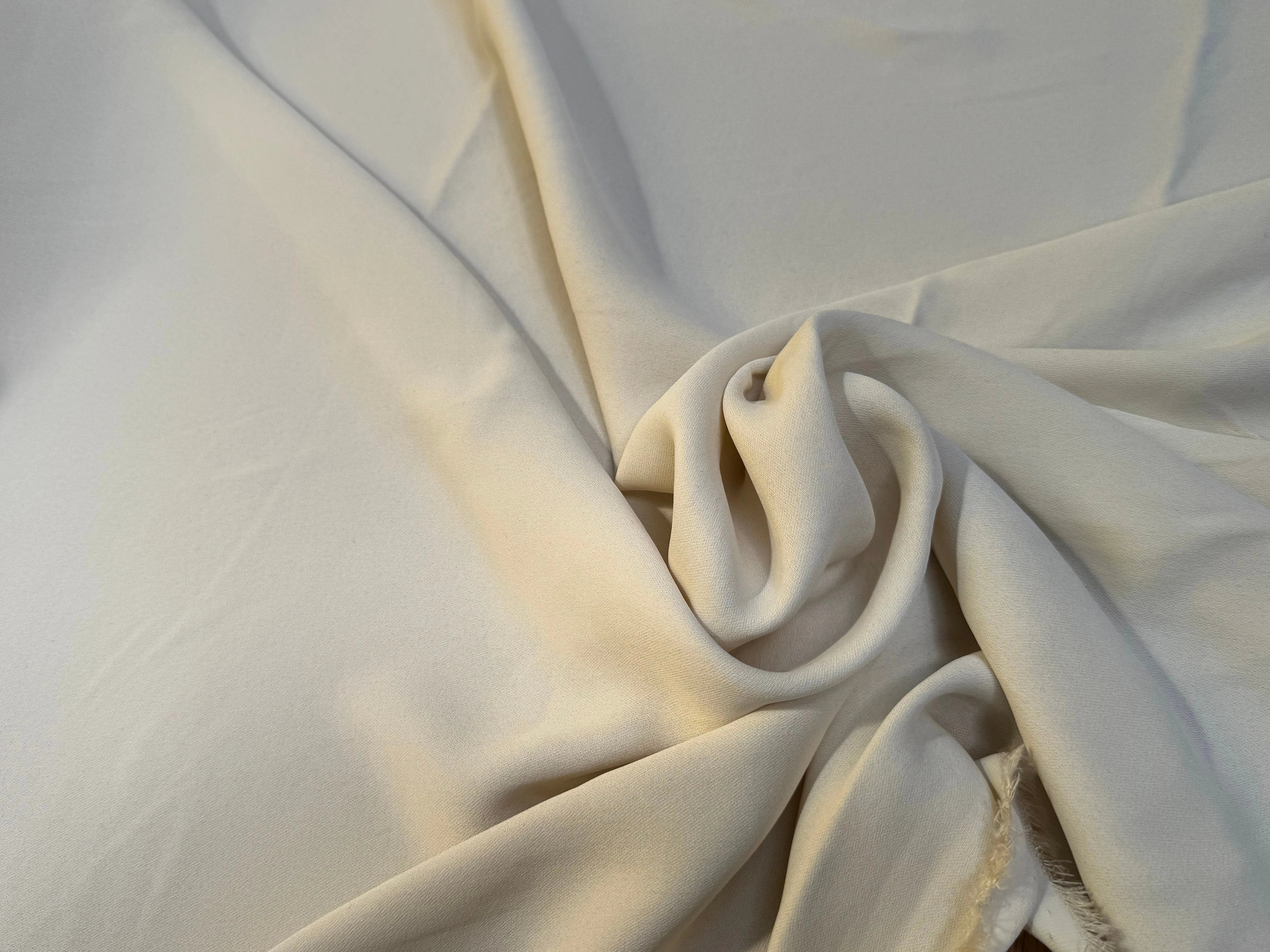 CREPE 100% VISCOSE FLUIDE SUPER TOMBÉ BEIGE CAFÉ AU LAIT - My Little Coupon