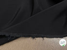 CREPE ACETATE VISCOSE LOURD NOIR 130CM - My Little Coupon