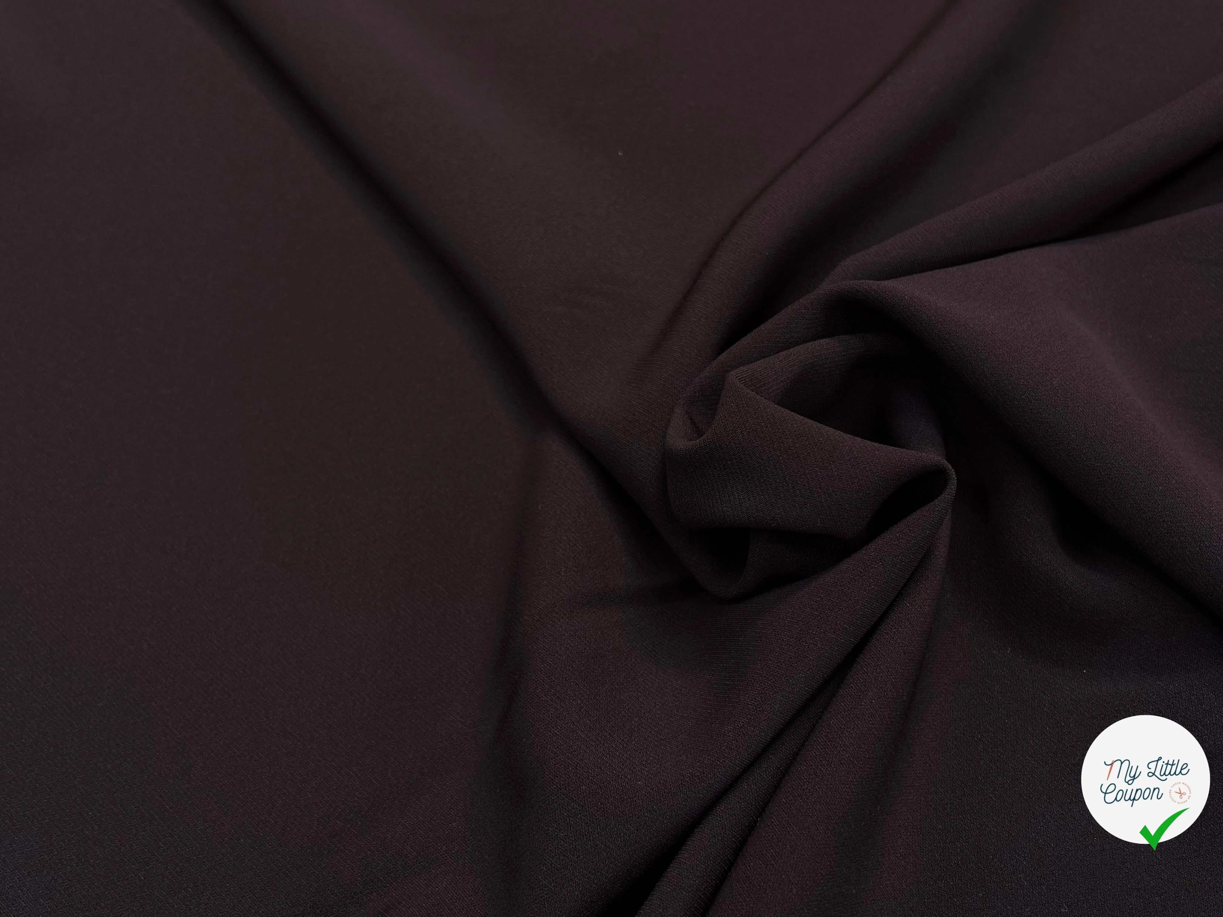 CREPE ACETATE VISCOSE LOURD STRETCH COLORIS MUSCAT - My Little Coupon