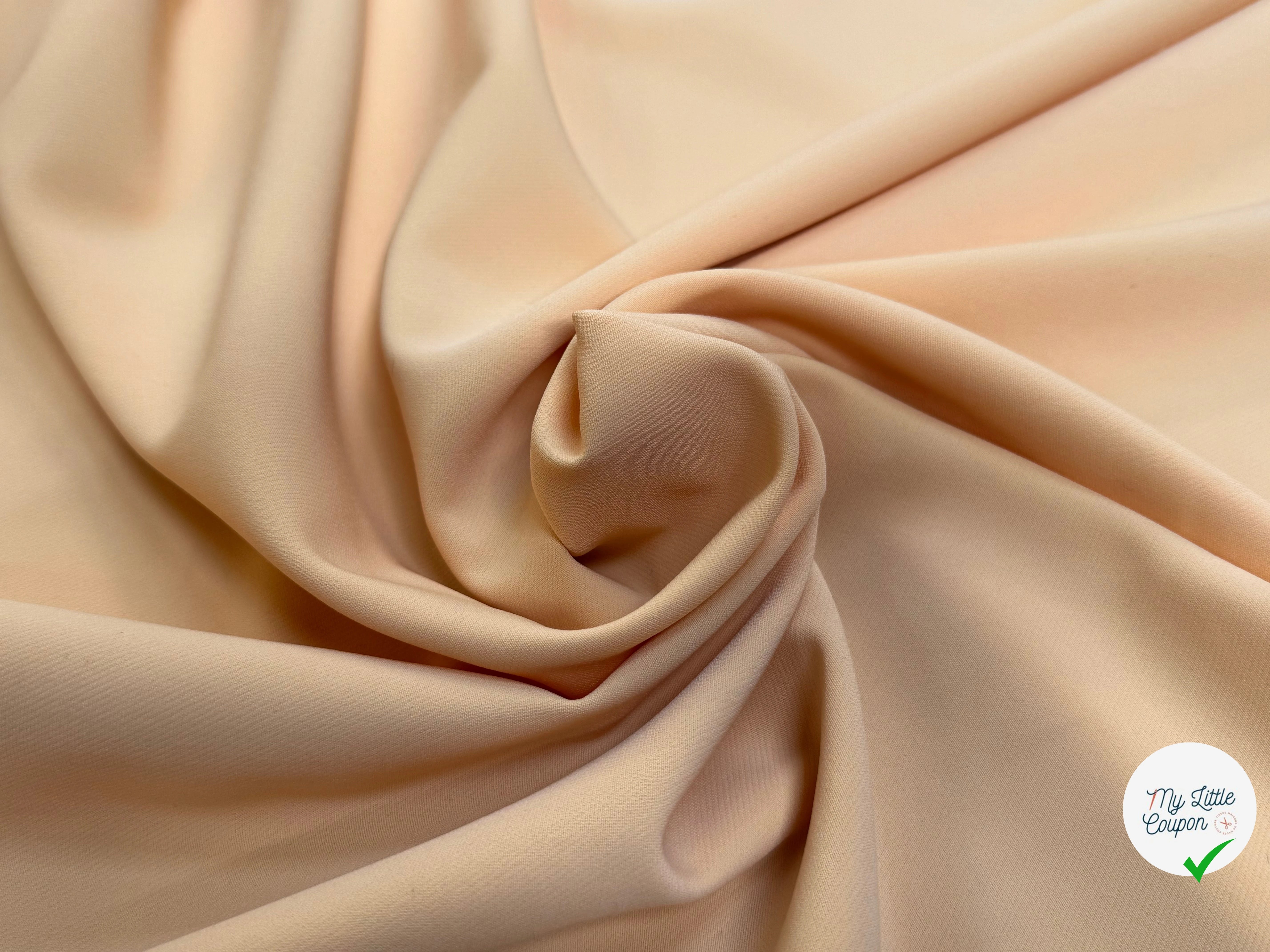 CREPE BEAU TOMBÉ DAWN ORANGE STRETCH - My Little Coupon