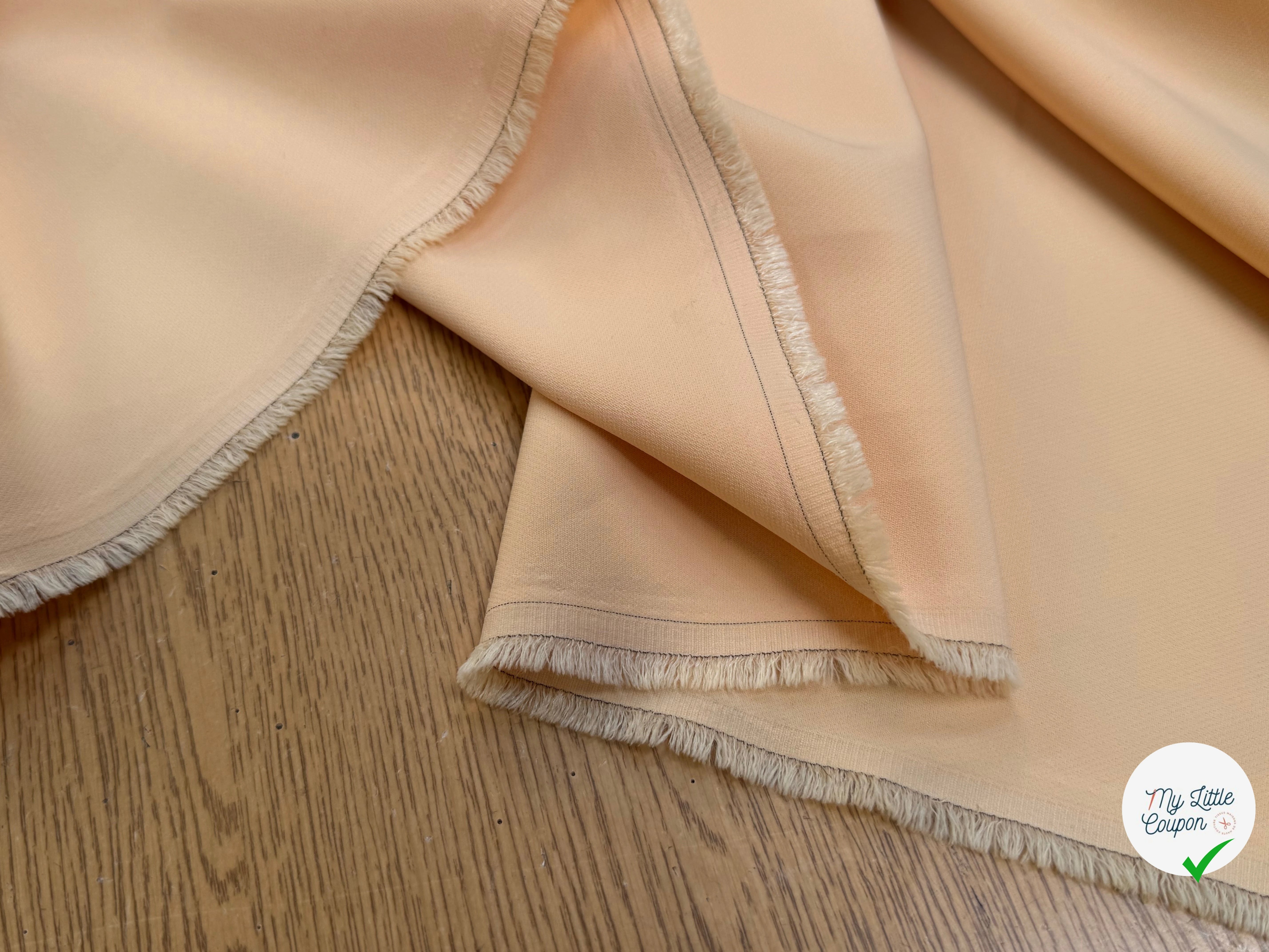 CREPE BEAU TOMBÉ DAWN ORANGE STRETCH - My Little Coupon
