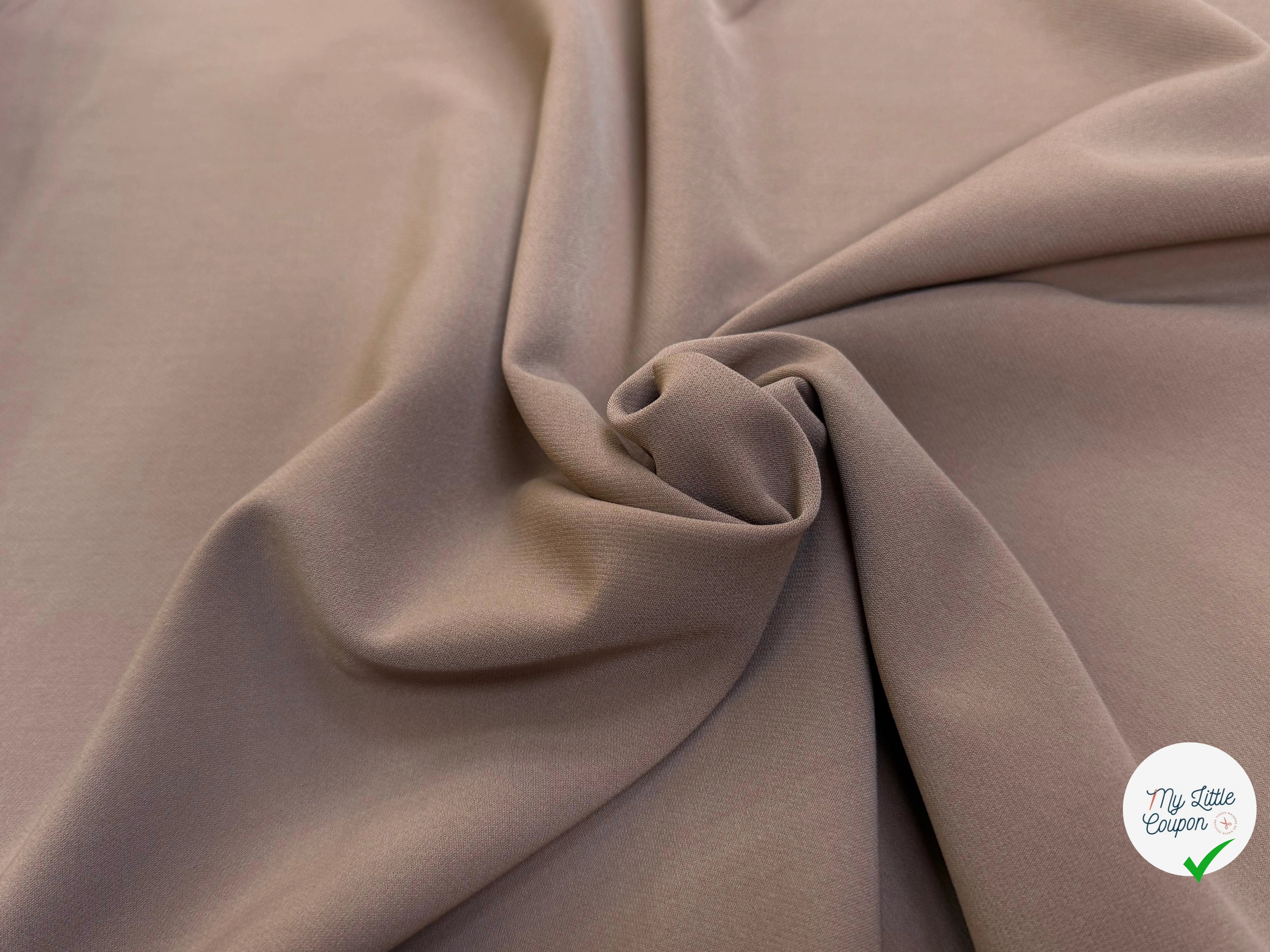 CREPE BEAU TOMBÉ LIGHT MOCHA STRETCH - My Little Coupon