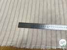 CREPE COTON FLUIDE RAYURES MÉTALISÉES ET TISSÉES AVEC FILS ÉCRU - My Little Coupon