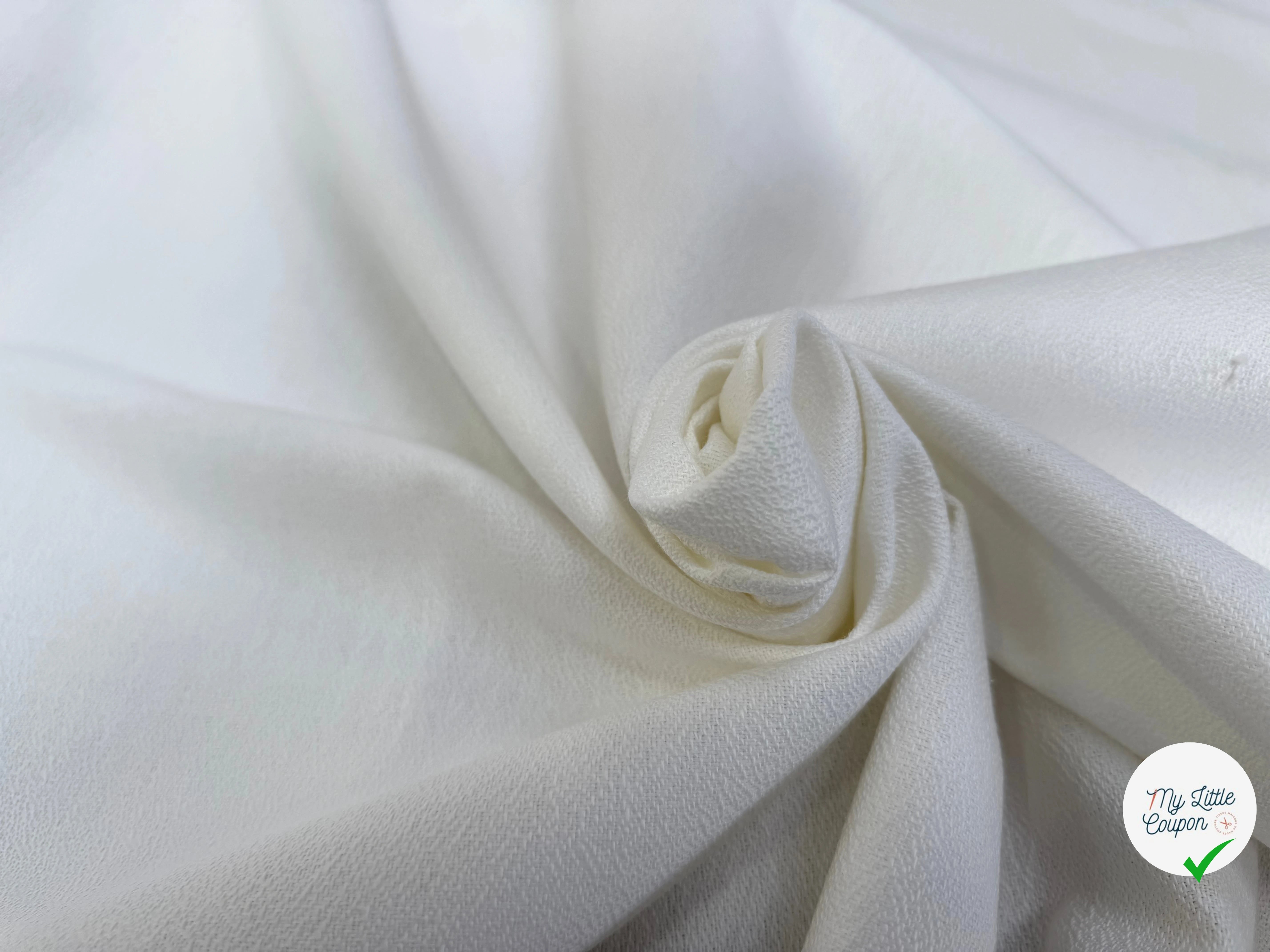 CREPE COTON NATTÉ QUALITÉ COUTURE MADE IN FRANCE 🇫🇷 - My Little Coupon