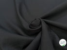 CREPE COTON QUALITÉ COUTURE NOIR ANTHRACITE - My Little Coupon