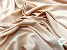 CREPE DE CHINE 100% SOIE BEIGE - My Little Coupon