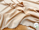 CREPE DE CHINE 100% SOIE BEIGE - My Little Coupon