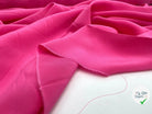 CRÊPE DE CHINE 100% SOIE FUSCHIA - My Little Coupon - tissu - coudre