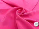 CRÊPE DE CHINE 100% SOIE FUSCHIA - My Little Coupon - tissu - coudre