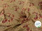 CREPE DE CHINE BOUQUET DE TOSCANE 100%SOIE - My Little Coupon
