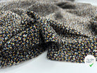 CRÊPE DE CHINE FOND NOIR "CONTER FLEURETTES" - My Little Coupon - tissu - coudre