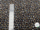 CRÊPE DE CHINE FOND NOIR "CONTER FLEURETTES" - My Little Coupon - tissu - coudre
