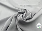 CRÊPE DE CHINE GRIS SOURIS LÉGER 100% SOIE - My Little Coupon - tissu - coudre