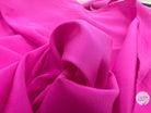 CRÊPE DE CHINE LÉGER STRETCH FUSCHIA LUMINEUX - My Little Coupon - tissu - coudre