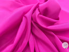 CRÊPE DE CHINE LÉGER STRETCH FUSCHIA LUMINEUX - My Little Coupon - tissu - coudre