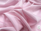 CRÊPE DE CHINE LÉGER STRETCH ROSE LAYETTE - My Little Coupon - tissu - coudre