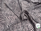 CREPE DE CHINE PINKY ZEBRA 100% SOIE - My Little Coupon