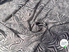 CREPE DE CHINE PINKY ZEBRA 100% SOIE - My Little Coupon