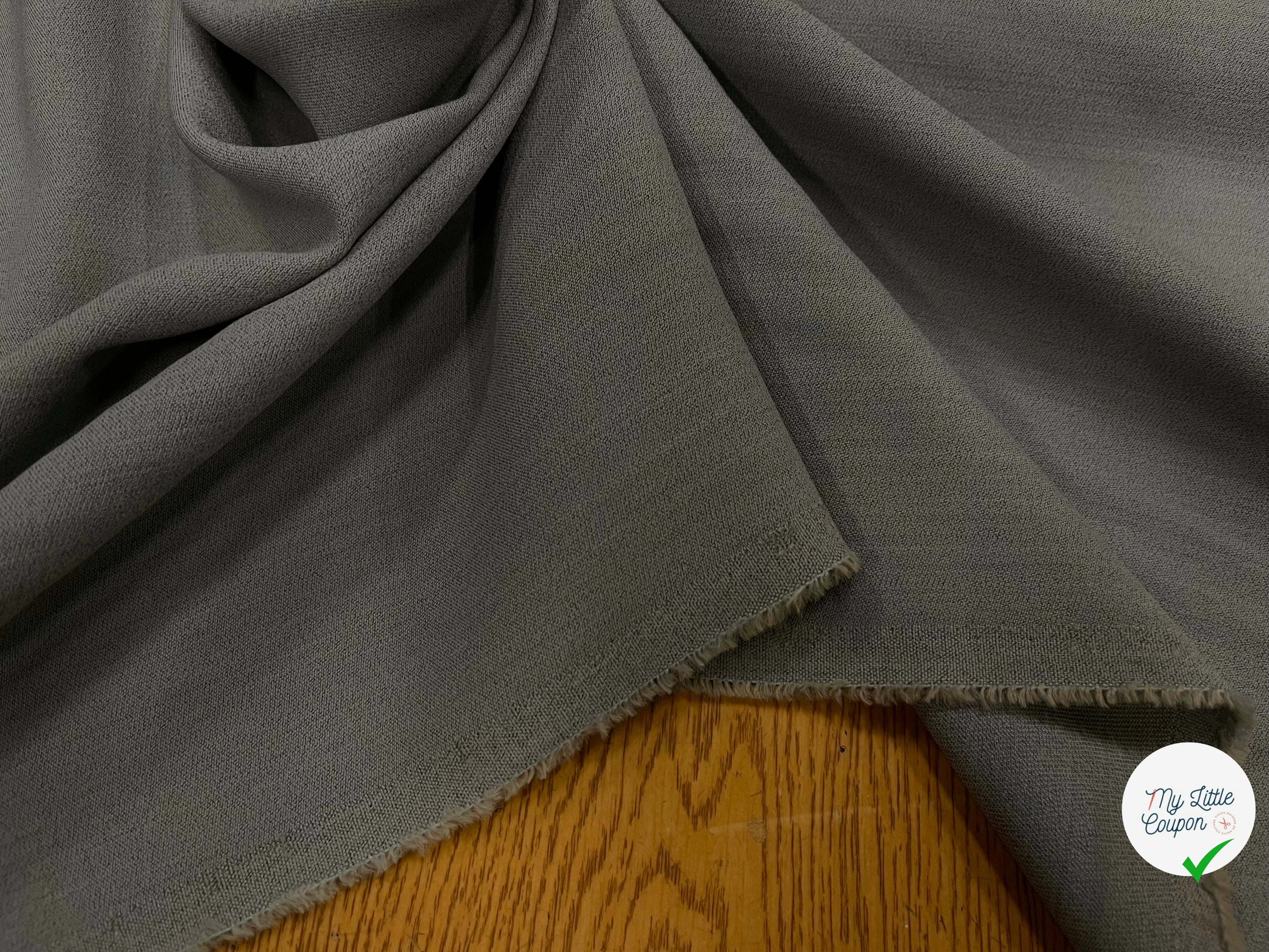 CREPE DE LAINE BELU GRIS - My Little Coupon