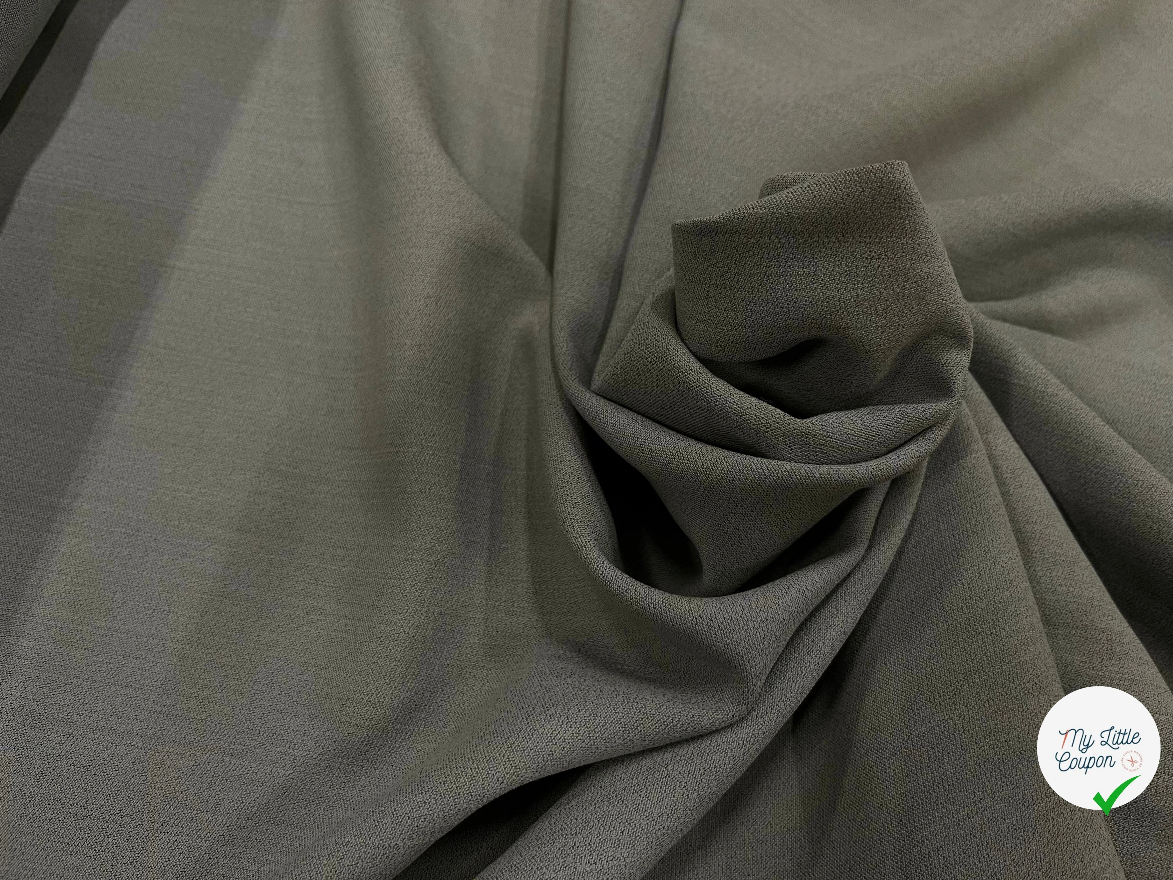 CREPE DE LAINE BELU GRIS - My Little Coupon