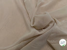 CREPE DE SOIE BEIGE MARRONNÉ LAIZE 110 - My Little Coupon