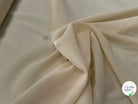 CREPE DE SOIE DOUBLE GEORGETTE LAIZE 100 STRETCH BEIGE VANILLÉ - My Little Coupon