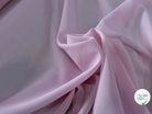 CREPE DE SOIE DOUBLE GEORGETTE LAIZE 100 STRETCH ROSE CLAIR - My Little Coupon