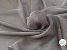 CREPE DE SOIE DOUBLE GEORGETTE  LAIZE 100 TAUPE - My Little Coupon