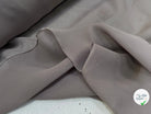 CREPE DE SOIE DOUBLE GEORGETTE  LAIZE 100 TAUPE - My Little Coupon