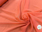 CREPE DE SOIE DOUBLE GEORGETTE LAIZE 115 ORANGE PÊCHE - My Little Coupon