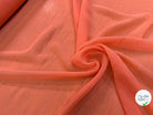 CREPE DE SOIE DOUBLE GEORGETTE LAIZE 115 ORANGE PÊCHE - My Little Coupon
