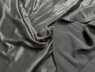 CREPE DE SOIE ENEVRS SATIN VELOUTÉ GRIS FONCÉ LÉGÈREMENT STRETCH - My Little Coupon