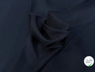 CREPE DE SOIE FLUIDE LÉGÈREMENT SATINÉ BLEU MARINE TEXTURÉ  SHANTUNG QUALITÉ COUTURE - My Little Coupon