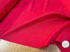 CREPE DE SOIE FLUIDE LÉGÈREMENT SATINÉ ROUGE TEXTURÉ SHANTUNG COUTURE - My Little Coupon