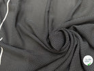 CREPE DE SOIE FOND NOIR À POIS PANNEAU DE 1 METRE - My Little Coupon