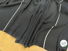 CREPE DE SOIE FOND NOIR À POIS PANNEAU DE 1 METRE - My Little Coupon