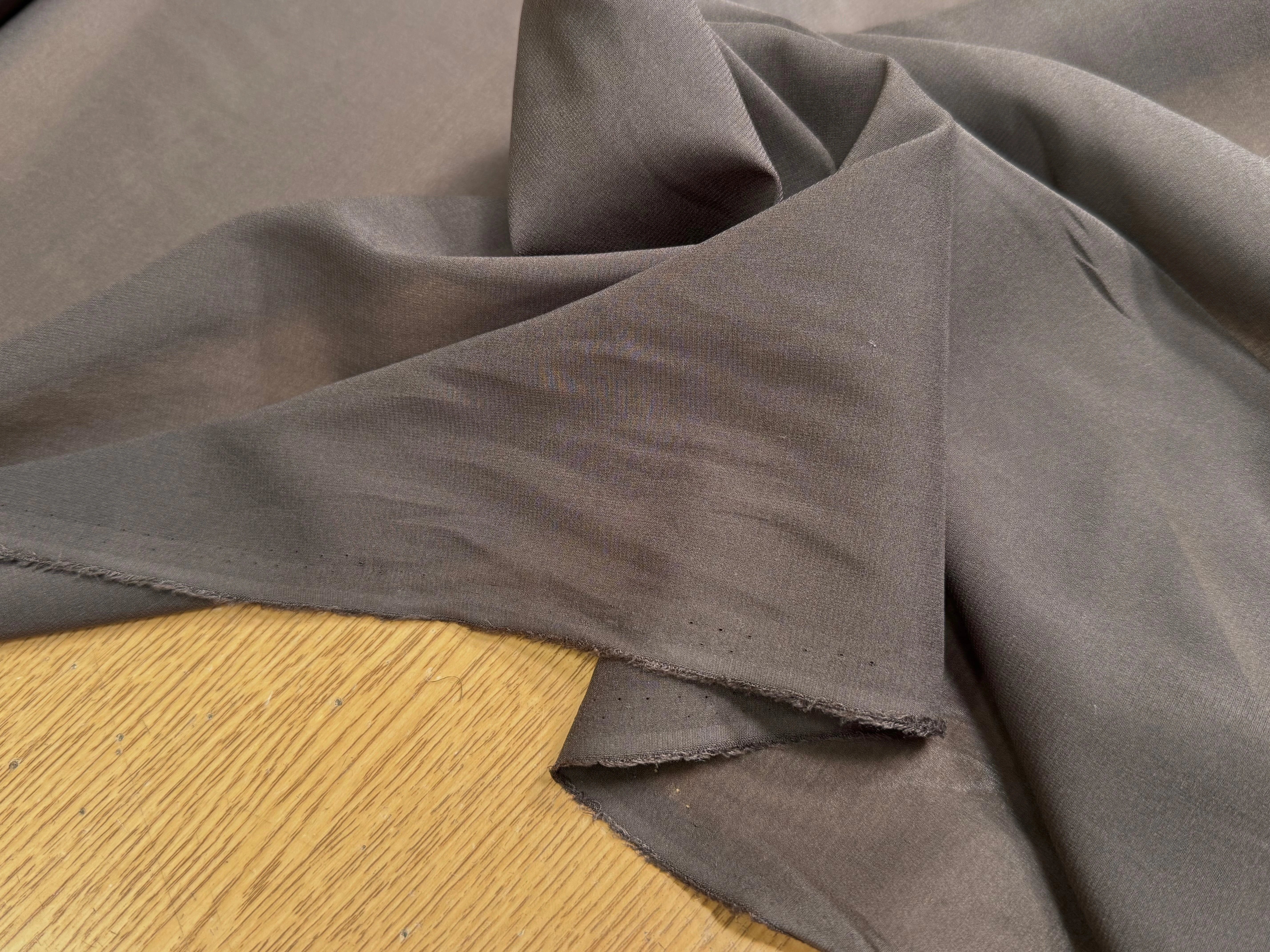 CREPE DE SOIE LAIZE 100 MARRON - My Little Coupon