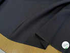 CREPE DE SOIE LÉGÈREMENT SATINÉ TEXTURÉ SHANTUNG NOIR QUALITÉ COUTURE - My Little Coupon