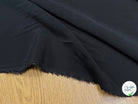 CREPE DE SOIE STRETCH ET FLUIDE NOIR 91% SOIE 130CM - My Little Coupon
