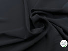 CREPE DE SOIE STRETCH ET FLUIDE NUIT PRESQUE NOIR 91% SOIE 130CM - My Little Coupon