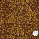 Crêpe de viscose abstrait ocre