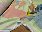 CRÊPE DE VISCOSE IMPRIMÉ GRAPHIQUE RAYURES JAUNE FANTASY PAPIER JAUNE - My Little Coupon