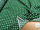 CRÊPE DE VISCOSE IMPRIMÉ POIS VERTS FANTASY ROND VERT - My Little Coupon